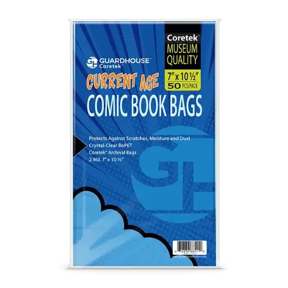 Coretek Comic Book Bag (2mil BoPET) - Current