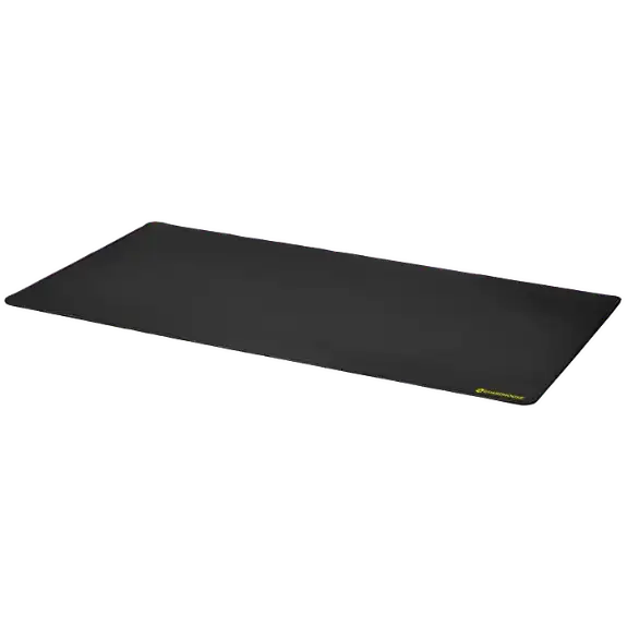 Desk Mat with Stitched Edges - 15.75 x 31.5 (Black)