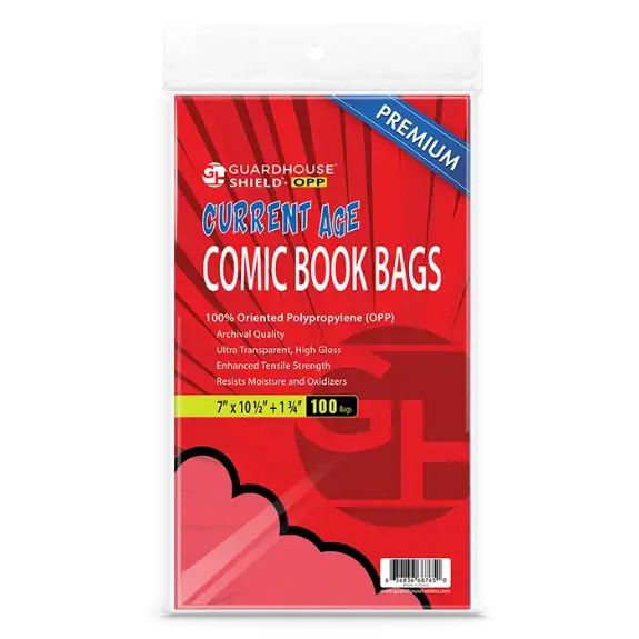 Shield OPP - Current Comic Book Bags - Premium OPP Comic Bags