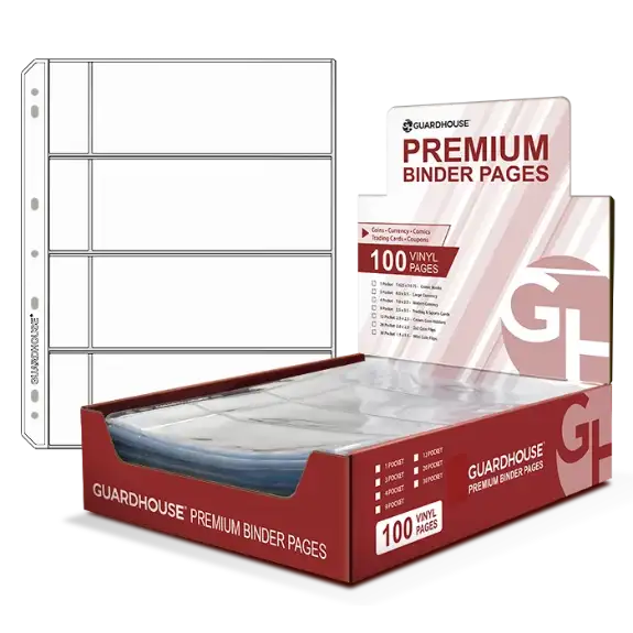 4 Pocket Guardhouse Vinyl Notebook Pages (Modern Currency)