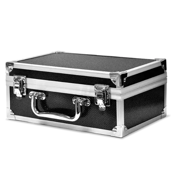 Falcon Series 30 Slab Box - Front Handle - Diamond Pattern / Black