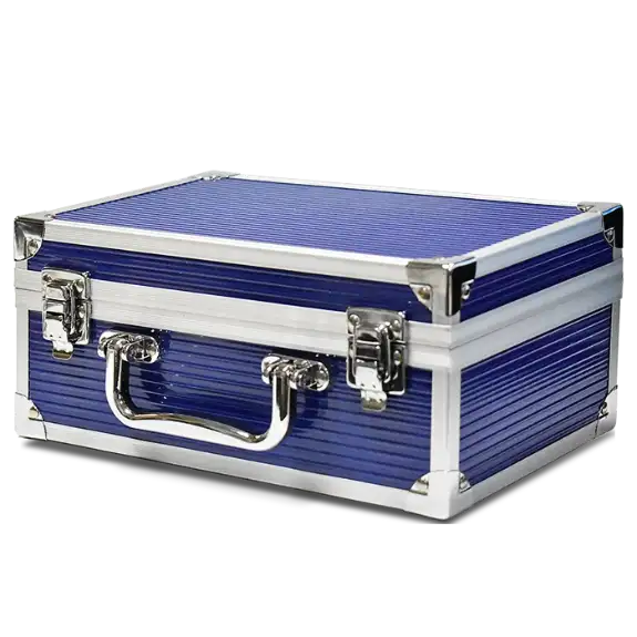 Falcon Series 30 Slab Box - Front Handle - Blue