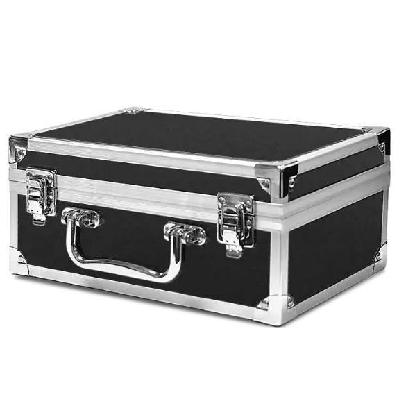 Falcon Series 30 Slab Box - Front Handle - Black Pleather
