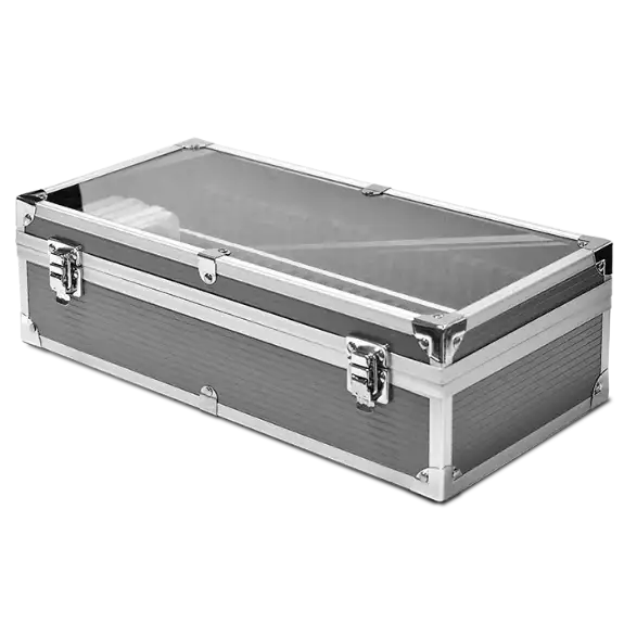 Falcon Series 50 Slab Box - Clear Top - Graphite