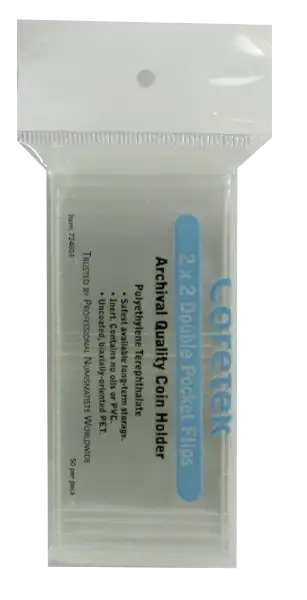 Coretek 2x2 Museum Quality Flips - 50 pack