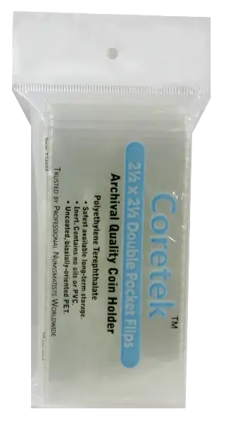 Coretek 2.5x2.5 Museum Quality Flips - 50 pack
