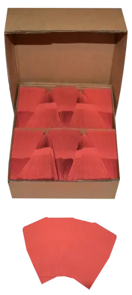 Paper Coin Envelope, Red - Qty: 500