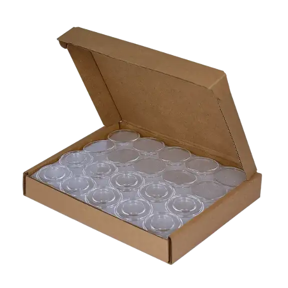 1/10 oz Gold Eagle 16mm Direct-Fit EvoCore coin holders - (S dia) / 50 per box.