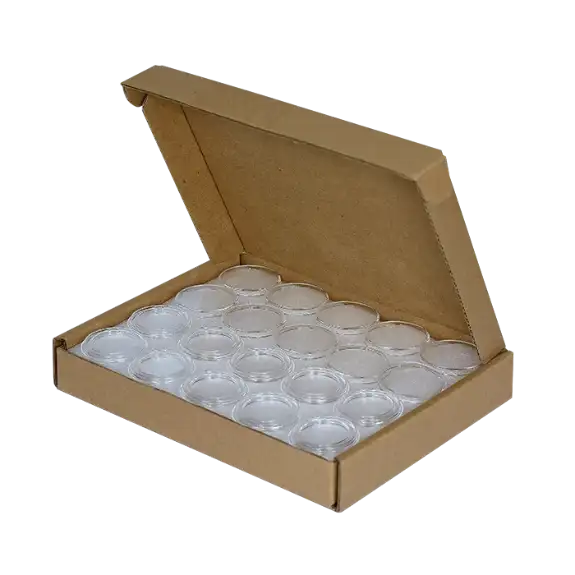 1/4 oz Gold Eagle 22mm direct fit EvoCore coin holders - (S dia) / 50 per box.