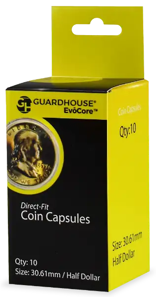 Guardhouse EvoCore Direct-Fit Coin Capsule Retail Pack (30.6 mm)