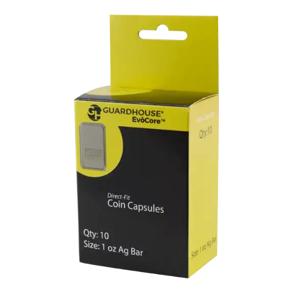 1 oz Silver Bar Direct-Fit EvoCore holders - 10 Pack