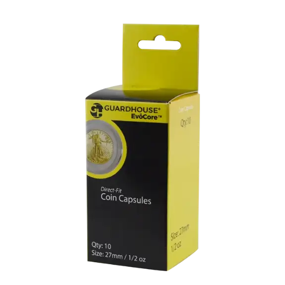 1/2 oz Gold Eagle Direct-Fit EvoCore Coin Capsules - 10 Pack