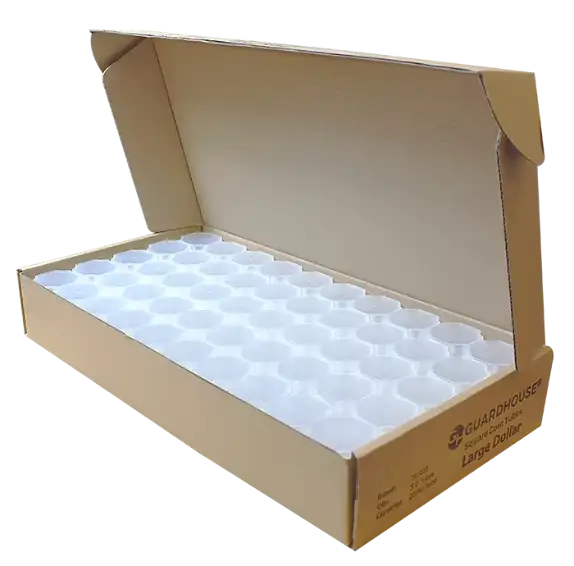 Guardhouse Large Dollar Coin Tube-50 Pack