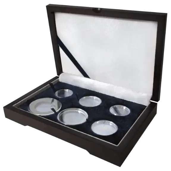 Guardhouse Wood Display Box - GH-W1300 - Ring Fit Mint or Proof Set Cent - Lg $ (2S,2M,L,XL)