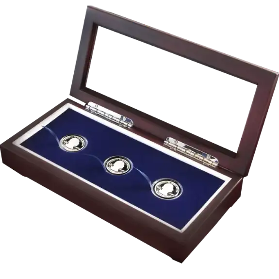 Guardhouse Glass-top Wood Display Box -GH-W1800: (3S)