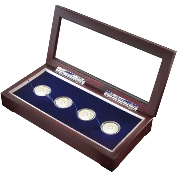 Guardhouse Glass-top Wood Display Box -GH-W1800: (4S)