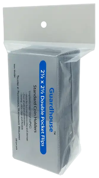2.5x2.5 Coin Flip - Unplasticized 100 Pack