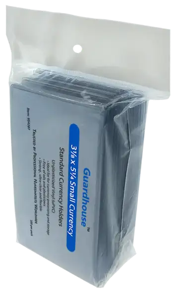 Small Currency Holder - 100 Pack (7 Mil)
