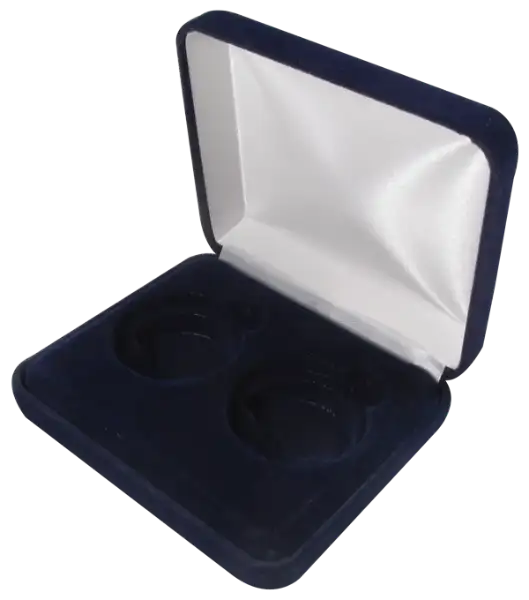 Velvet Coin Display Box - Holds 2L Capsules