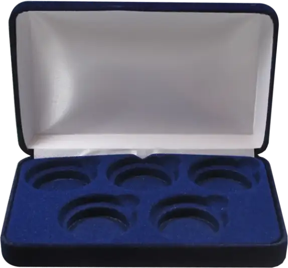 Velvet Coin Display Box - Holds 5L Capsules