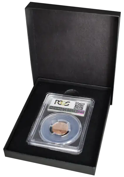 1 Slab Paperboard Certified Coin Gift Box