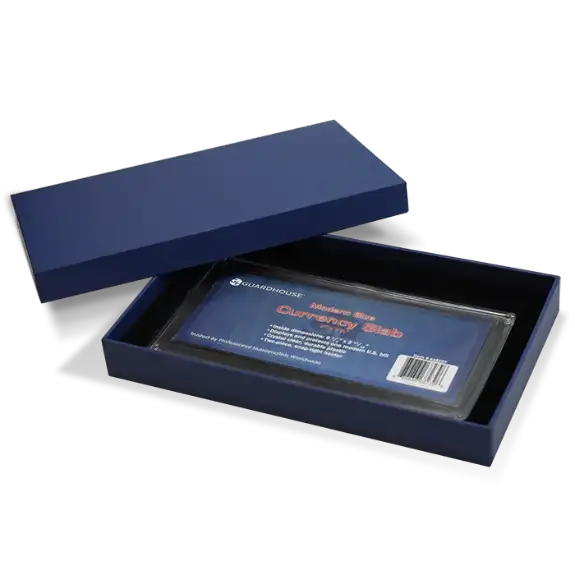 Guardhouse Modern Currency Slab Gift Box - Blue