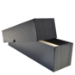 Single Row 2x2 Box - 9"- Black