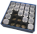 500oz Medallion Tube Monster Box with Foam Insert - Holds 25 Tubes