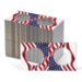 2.5x2.5 Paper Coin Holders for ASE/Large Dollar - American Flag