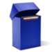 Flip-top Card Box with Header Card - Blue