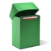 Flip-top Card Box with Header Card - Green