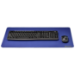 Desk Mat with Stitched Trim - 14 x 24 (Cobalt Blue)