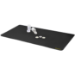 Desk Mat with Stitched Trim - 15.75 x 31.5 (Black)