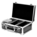 Falcon Series 36 Slab Box - Front Handle  - Diamond Pattern / Black