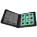 9 Pocket Zipper Folio for Sentry Card Holders - Charcoal