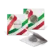 2x2 Paper Coin Holders for Nickel/Cent - Mexican Flag