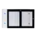 2 Card Magnetic Card Holder - Black Borders