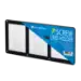 3 Card Screw Card Holder 35pt - Black Border