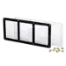 3 Card Screw Card Holder 35pt - Black Border