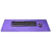 Desk Mat with Stitched Trim - 15.75 x 31.5 (Royal Purple)