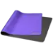 Desk Mat with Stitched Trim - 15.75 x 31.5 (Royal Purple)
