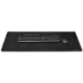 Desk Mat with Stitched Trim - 15.75 x 31.5 (Black)
