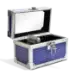 Falcon Series 10 Slab Box - Clear Top - Blue