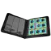 9 Pocket Zipper Folio for Sentry Card Holders - Charcoal