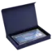 Magnetic Lid Display Box - Holds Guardhouse Modern Currency Slab - Blue