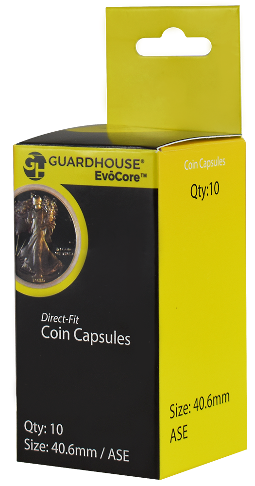 1 Guardhouse Large Direct-Fit Coin Capsule for 1 Oz American Silver Eagle 40.6mm 