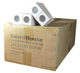 Guardhouse 2x2 Small Dollar - 100/Bundle