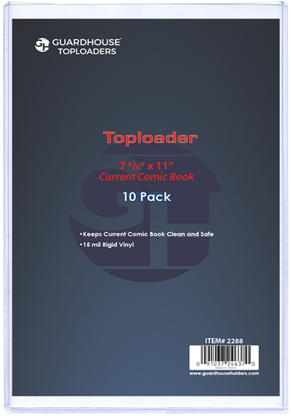 Current Comic Book Toploader - 7.40" x 11"
