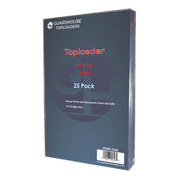 Ledger Size Toploader - 11x17 pack of 25