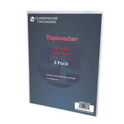 Art or Poster Size Toploader - 18x24  Pack Qty 5